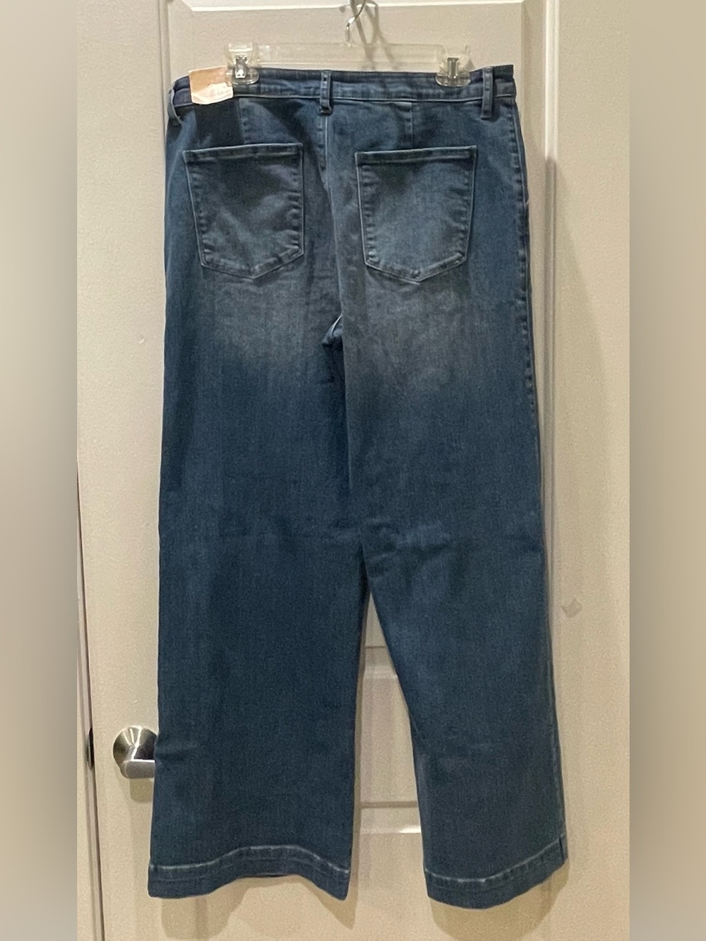 NEW…KUT from the Kloth Patch Pocket High Waist Wide-Leg Jeans - Picture 5 of 6